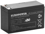 EUROPOWER EPL series AGM battery 12V 7.2Ah T1