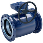 Vanne à sphère VEXVE pour eau 200C DN200 PN16 à brides à passage réduit avec transmission manuelle