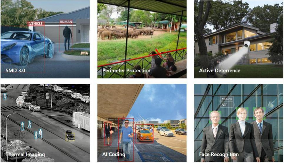 DAHUA IP TIOC DUO kamera IPC-PDW3849-A180-AS-PV-0280B svart med dubbel detektering