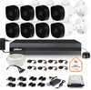 Dahua surveillance set 8x tuboiwa camera HAC-B2A21-0360B 1TB IR 20m Full HD