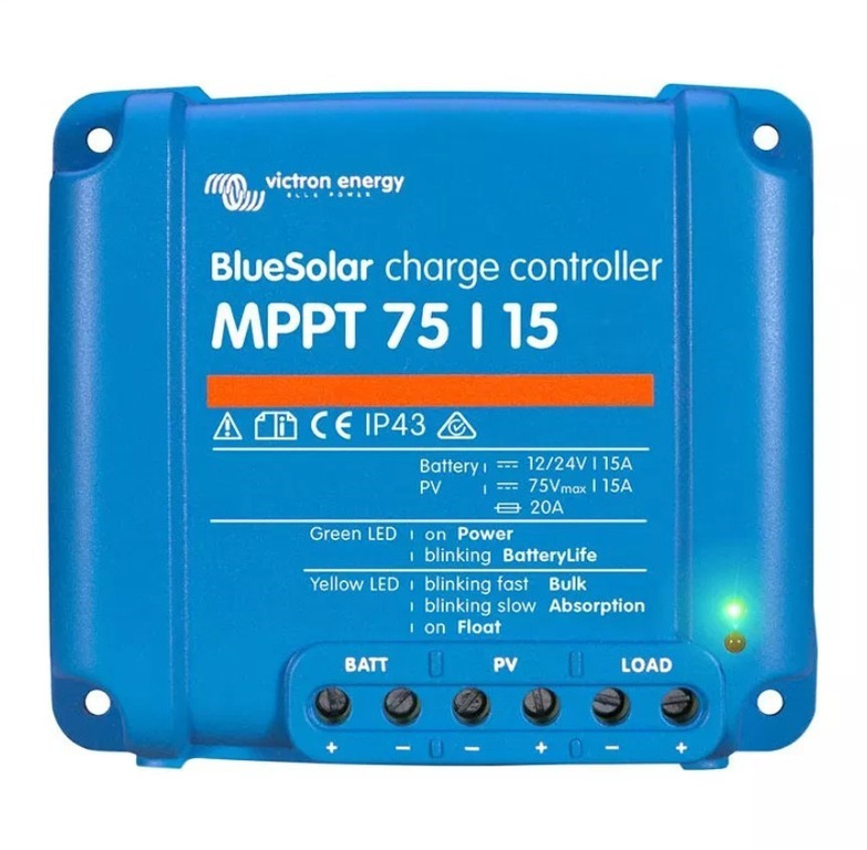 Régulateur de charge solaire Victron Energy Blue Solar MPPT 75V/15A