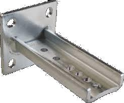 BFT SFR L-B - long adjustable bracket (screw-on) for post for 1 actuator (N735003)
