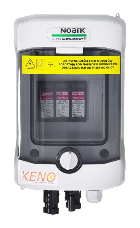 Herm. Sealed Conn. Box KENO 1kV Surge Prot., 1x PV , 1x MPPT,  10A 3-Phase