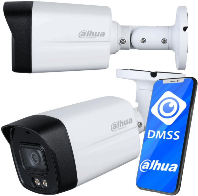 DAHUA IP-övervakningssats med 8 kameror IPC-HFW1439TL1-A-IL 4Mpx