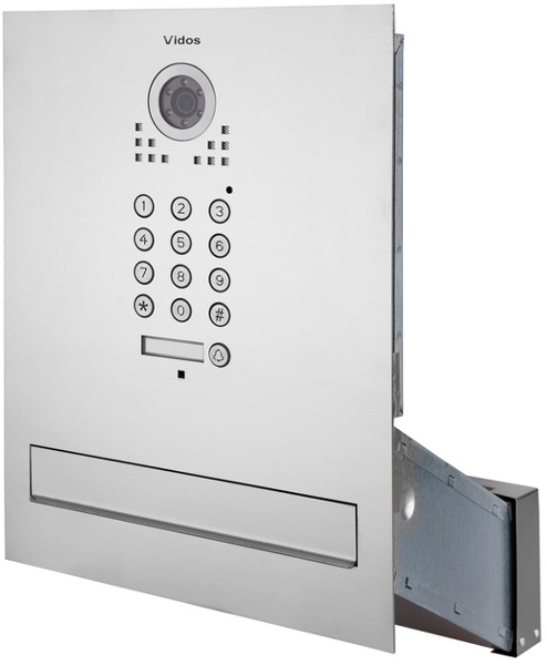 VIDOS S561D-SKM letterbox with integrated video intercom