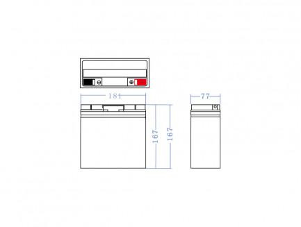 BATTERIE AGM Green Cell VRLA 12V 20Ah