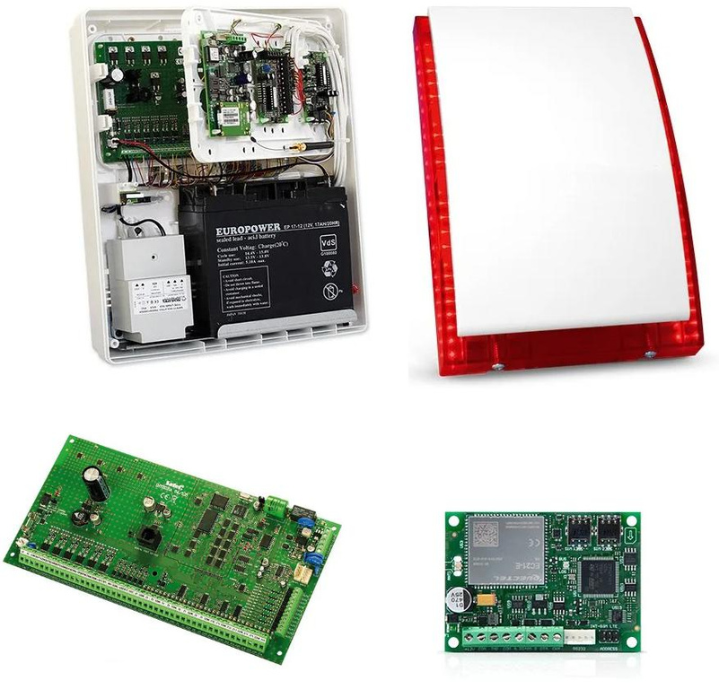 INTEGRA 64, INT-GSM LTE, OPU-3 P, SP-4003 Alarmanlage JESIENNA PROMOCJA