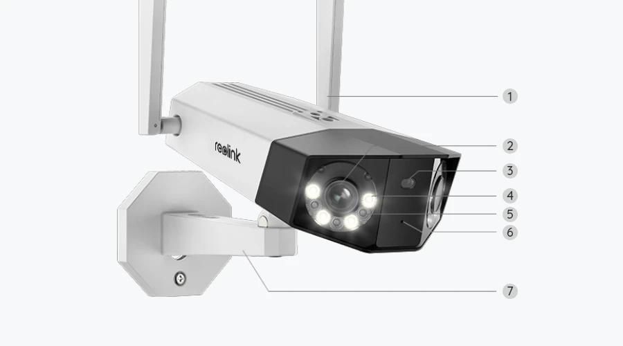 Reolink DUO Serie IP Kamera W730 WiFi 4K 8MP LED 30m