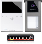 VIDOS IPX S101-1 videós kaputelefon M101 monitorral Egycsaládos IP rendszer