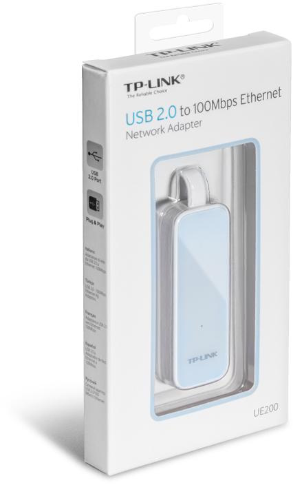 Ethernet hálózati adapter TP-Link UE200 USB 2.0