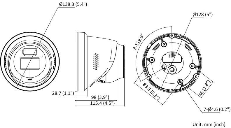 Cameră IP Hikvision DS-2CD2346G2H-IS2U/SL 2.8mm cu microfon și baliză