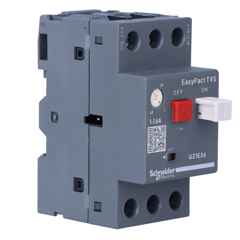 Motor switch GZ1E pushbutton drive I=1-1,6A box terminals