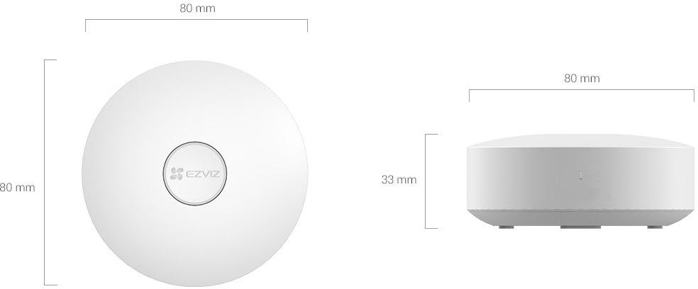 Ezviz A3-R200 Wi-Fi ZigBee-Gateway für Wohngebäude