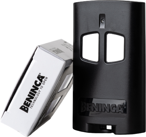 Fjärrkontroll Beninca TO.GO2A - 2-kanals ARC 433,92 MHz, originalsändare för operatörer