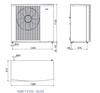 Pompe à chaleur monobloc F2120 16 - 13 kW, triphasée, 3 x 400 V