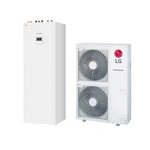 Pompă de căldură LG Therma V Hydrosplit 12 kW 400V cu rezervor de apă caldă integrat de 200 l