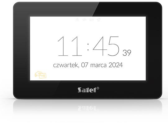 SATEL 7" touch screen keypad INT-TSH2R-B black