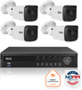 Zestaw monitoringu IP BCS Ultra 4 Kamery IP BCS-U-TIP38FSR3 Rejestartror 6TB zgodny z NDAA