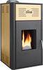 Ecological pellet-fired thermo-fireplace BRETA 12KW