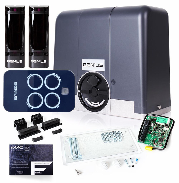 Set Genius Blizzard 900 för skjutportar på 900 kg