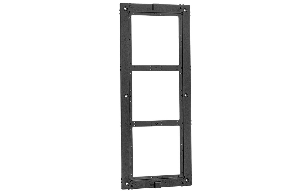 Täckram VTM126 för 3 moduler, estetisk finish för elinstallationer