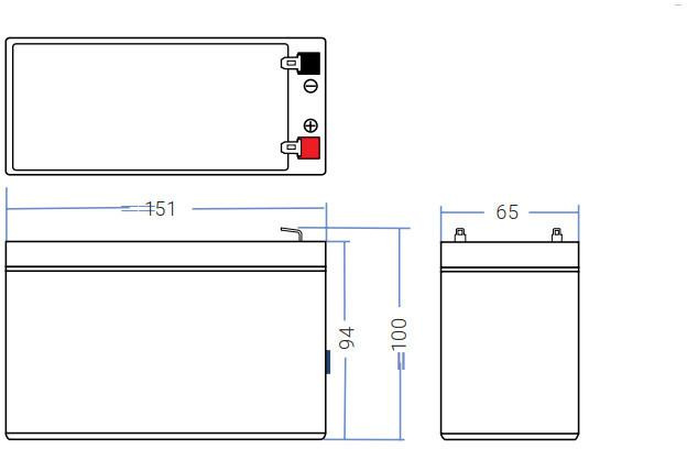 Baterie AGM Green Cell VRLA 12V 9Ah