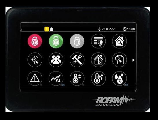 ROPAM TOUCH KEYPAD TPR-4BS-P - FÜR FLACHE OBERFLÄCHENMONTAGE