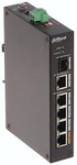 Switch Dahua PFS3106-4ET-60-V2 - 4-port PoE, 60W, Fast Ethernet