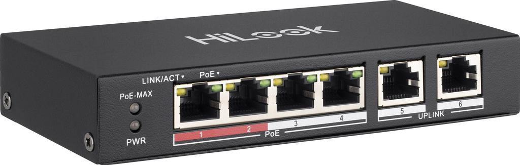 Hilook by Hikvision SW-06-POE 6-PORT PoE Switch