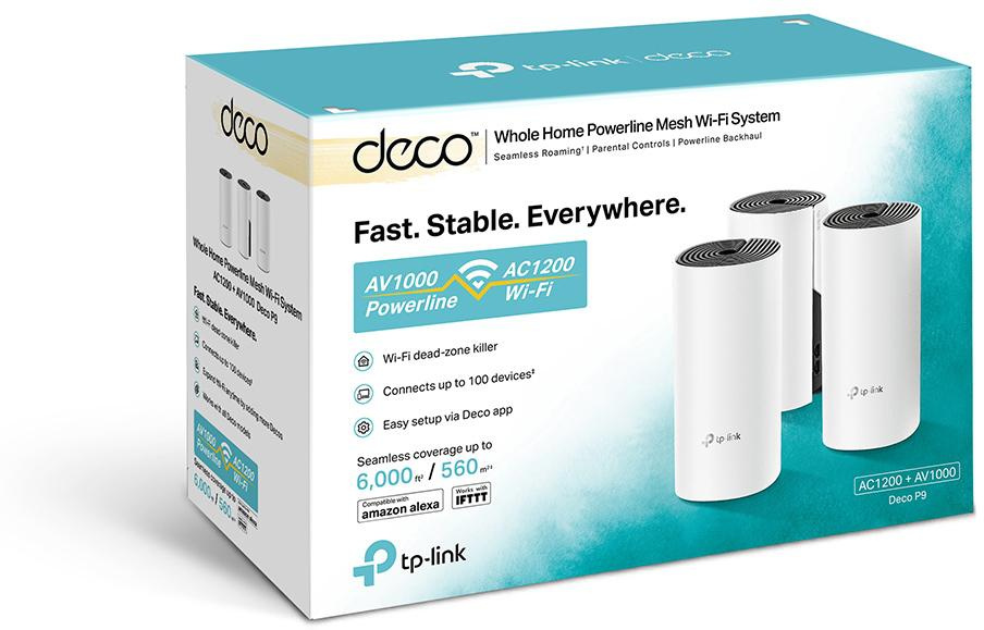 Home WI-FI MESH SYSTEM TP-LINK DECO P9 (3-pack)