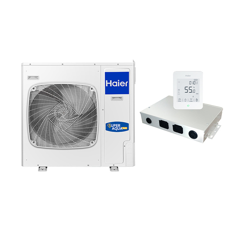 Pompe à chaleur monobloc Haier Super Aqua 7,8 kW - Régulateur YR-E27 - Module de contrôle ATW-A01