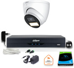 Dahua kit de vigilancia 4en1 FullHD cámara al aire libre DVR unidad de 1TB