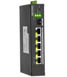 DS-3T1306P-SI/HS - switch industriële PoE 4-poorts + 1 RJ45 + 1 SFP