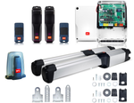 BFT PHOBOS BT B25 KIT lengőkapu működtető fehér fény antennával 2 távirányítóval 24 V 2,5 m 400 kg