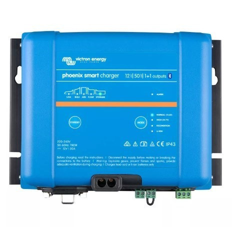 Ladegerät Victron Energy Phoenix Smart IP43 12/50(1+1) 120-240V