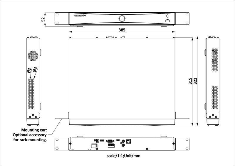 IP rekordér Hikvision DS-7632NXI-K2 D PL