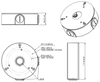 DAHUA PFA13G adaptateur de montage pour caméras CCTV