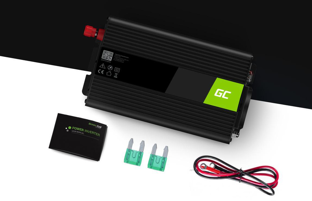 Green Cell 24V -> 230V 1500W/3000W CONVERTER SINUSOIDA INV19