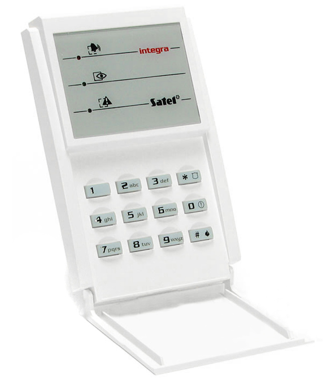 Tastiera divisoria INT-S-W per sistemi di allarme con display LCD