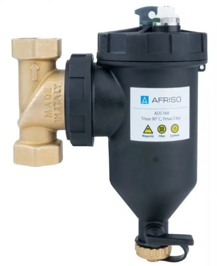 Magnetic dirt separator ADS 160, movable GW connection G 1 inch, Kvs 6.9 m3/h