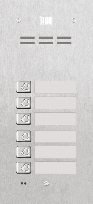 ACO FAM-P-6NPACC 6-location flush-mounted panel read. brel.