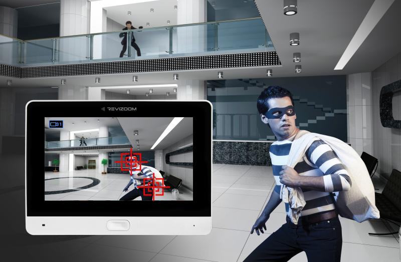 Revizoom RM-T273HD Sistem de intrare video alb cu cameră RC-212HD-CK1