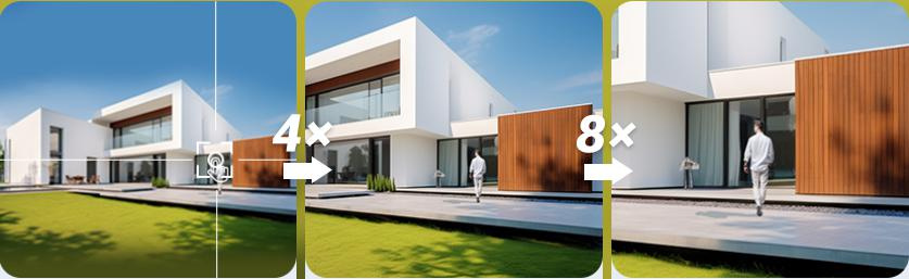 Cámara IP Ezviz H90 con resolución de 4MP+4MP