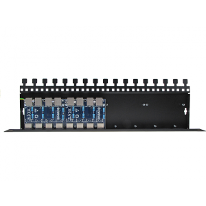 eWIMAR PTF-58R-ECO/PoE 8-channel LAN security panel with PoE surge protection