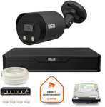 BCS Point IP surveillance set 1x BCS-P-TIP28FWR3L2-Ai2-G camera DVR with 1TB drive