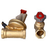 Ausgleichsventilsatz STAD PN16 und Differenzdruckregler STAP DN 40, Bereich 10-40 kPa