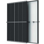 Module photovoltaïque Trina TSM-430DE09R.08, 430W, demi-cellule, cadre noir, feuille arrière blanche, 1762x1110x30mm