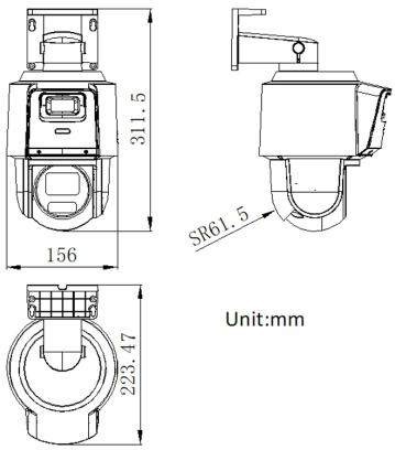 HIKVISION IP CAMERA DS-2SE3C410MWG-E/14 2.8 mm