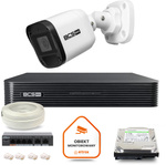 BCS Basic IP Surveillance Kit 1x BCS-B-TIP15FR3(2.0) Camera DVR with 1TB HDD