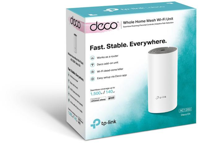 Domowy system Wi-Fi Mesh TP-Link Deco E4 jednostkowy pakiet